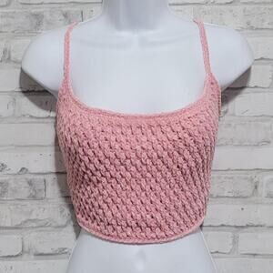 Handmade Crochet Backless Summer Crop Top Womens